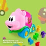 Carrinho Didático - Baby Land - Bolopótamo Números - Cardoso Toys
