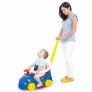 Carrinho e Andador Infantil - 2 em 1 - Play Time - Azul - Cotiplás