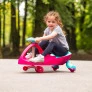 Carrinho Vira Vira Infantil - Super-Car - Rosa Claro - Unitoys