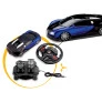 Carro Racing Control Midnight - Volante e Pedal - Azul - Multikids 