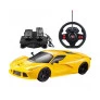 Carro Racing Control Speed X - Volante e Pedal - Amarelo - Multikids
