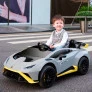Carro Elétrico Infantil - Lamborghini Huracán - 24v - Cinza - Zippy Toys