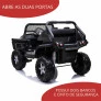 Carro Elétrico Infantil - Mercedes - Quadriciclo UTV Unimog - 12v - Preto - ImportWay
