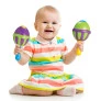 Chocalho Maracas Infantil - Colorida - Elka