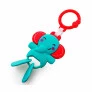 Chocalho Infantil de Bebê - Elefante - Azul - Dican