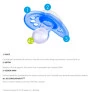 Chupeta - Clássica - SkinSoft - 16m - Azul - MAM