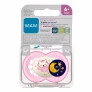 Chupeta - SkinSoft - Night - Brilha no Escuro - 6m - Tigre - Rosa - MAM