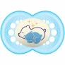 Chupeta - SkinSoft - Night - Brilha no Escuro - 6m - Urso - Azul - MAM