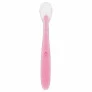 Colher Anatômica em Silicone para Bebê - Rosa - Buba