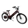 Bicicleta Elétrica Confort 800W Lithium Cereja - Duos Bike