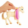 Conjunto e Boneca - Barbie Pets e Horses - Cavalo Penteados Divertidos - Mattel