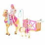 Conjunto e Boneca - Barbie Pets e Horses - Cavalo Penteados Divertidos - Mattel