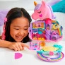 Conjunto Bonecas e Cenário - Polly Pocket - Salão de Unicórnio - Mattel