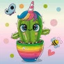 Conjunto de Artes Infantil - Dotzies - Uni Cacto - Fun Divirta-se