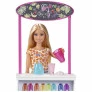 Conjunto e Boneca - Barbie Profissões - Bar de Vitaminas - Loira - Mattel