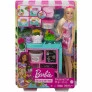 Conjunto e Boneca - Barbie Profissões - Loira - Florista -  Loja Floricultura - Mattel