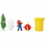 Conjunto e Mini Figuras - Super Mario - Underwater - Subaquático - Candide