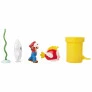 Conjunto e Mini Figuras - Super Mario - Underwater - Subaquático - Candide