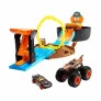 Conjunto e Pista - Hot Wheels - Monster Trucks - Pneu de Acrobacia - Mattel