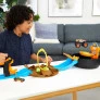 Conjunto e Pista - Hot Wheels - Monster Trucks - Pneu de Acrobacia - Mattel