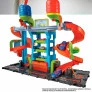 Conjunto e Pista - Hot Wheels City - Lava Rápido Mega Torre - Mattel