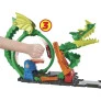 Conjunto e Pista - Hot Wheels City - Luta Épica do Dragão - Mattel
