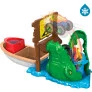 Conjunto e Pista - Hot Wheels Monster Trucks - Ataque do Crocodilo - Mattel
