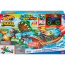 Conjunto e Pista - Hot Wheels Monster Trucks - Ataque do Crocodilo - Mattel