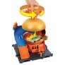 Conjunto e Veículo - Hot Wheels City - Hamburgueria - Mattel