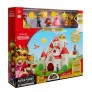 Conjunto Figuras e Cenário - Super Mario - Castelo da Princesa - Reino Cogumelo - Candide