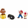 Conjunto Mini Figuras - Super Mario - Acorn Plains - Planície das Bolotas - Candide