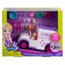 Conjunto Veículo e Boneca - Polly Pocket - Hospital Móvel dos Bichinhos - Mattel