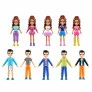 Conjuntos e Bonecas - Polly Pocket Sparkle Cove Adventure - 47 Peças - Mattel