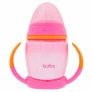 Copo com Bico e Alça Removível para Bebê - 250ml - Rosa - Buba