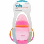 Copo com Bico e Alça Removível para Bebê - 250ml - Rosa - Buba