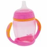 Copo com Bico e Alça Removível para Bebê - 250ml - Rosa - Buba
