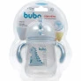 Copo com Canudo para Bebê - Alça Removível - 240ml - Dino - Azul - Buba