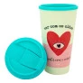 Copo com Tampa - 500ml - Ver com o Coração - Uatt