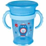 Copo de Treinamento 360 Bebê - Alça Removível - 210ml - Foguete - Azul - Buba