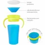 Copo de Treinamento 360 Bebê - Alça Removível - 260ml - Azul - Buba