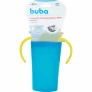 Copo de Treinamento 360 Bebê - Alça Removível - 260ml - Azul - Buba