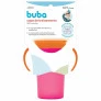Copo de Treinamento 360 Bebê - Alça Removível - 260ml - Rosa - Buba