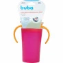 Copo de Treinamento 360 Bebê - Alça Removível - 260ml - Rosa - Buba