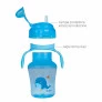 Copo de Treinamento Bebê - Alça Removível - 240ml - Fundo do Mar - Azul - Buba