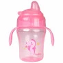Copo de Treinamento Bebê - Alça Removível - 240ml - Fundo do Mar - Rosa - Buba