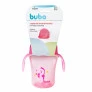 Copo de Treinamento Bebê - Alça Removível - 240ml - Fundo do Mar - Rosa - Buba