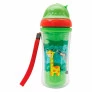 Copo Parede Dupla com Canudo - 250ml - Animal Fun - Buba
