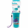 Copo Parede Dupla com Canudo - 250ml - Turminha do Mar - Buba
