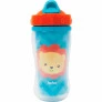 Copo Parede Dupla com Canudo - 320ml - Animal Fun - Leão - Buba