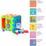 Cubo de Atividades - Cubo Didático Grande - Mercotoys